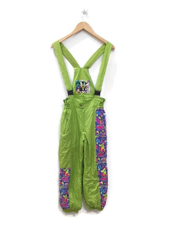 Vintage Overall Jumper Jumpsuit Green Retro Classi