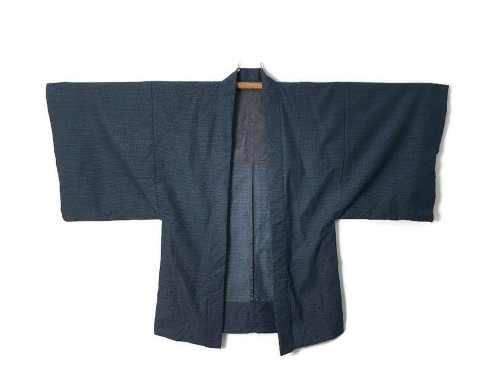 Japanese Montsuki Wool Haori Mens Kimono Jacket Yakuza Gokudo | Etsy