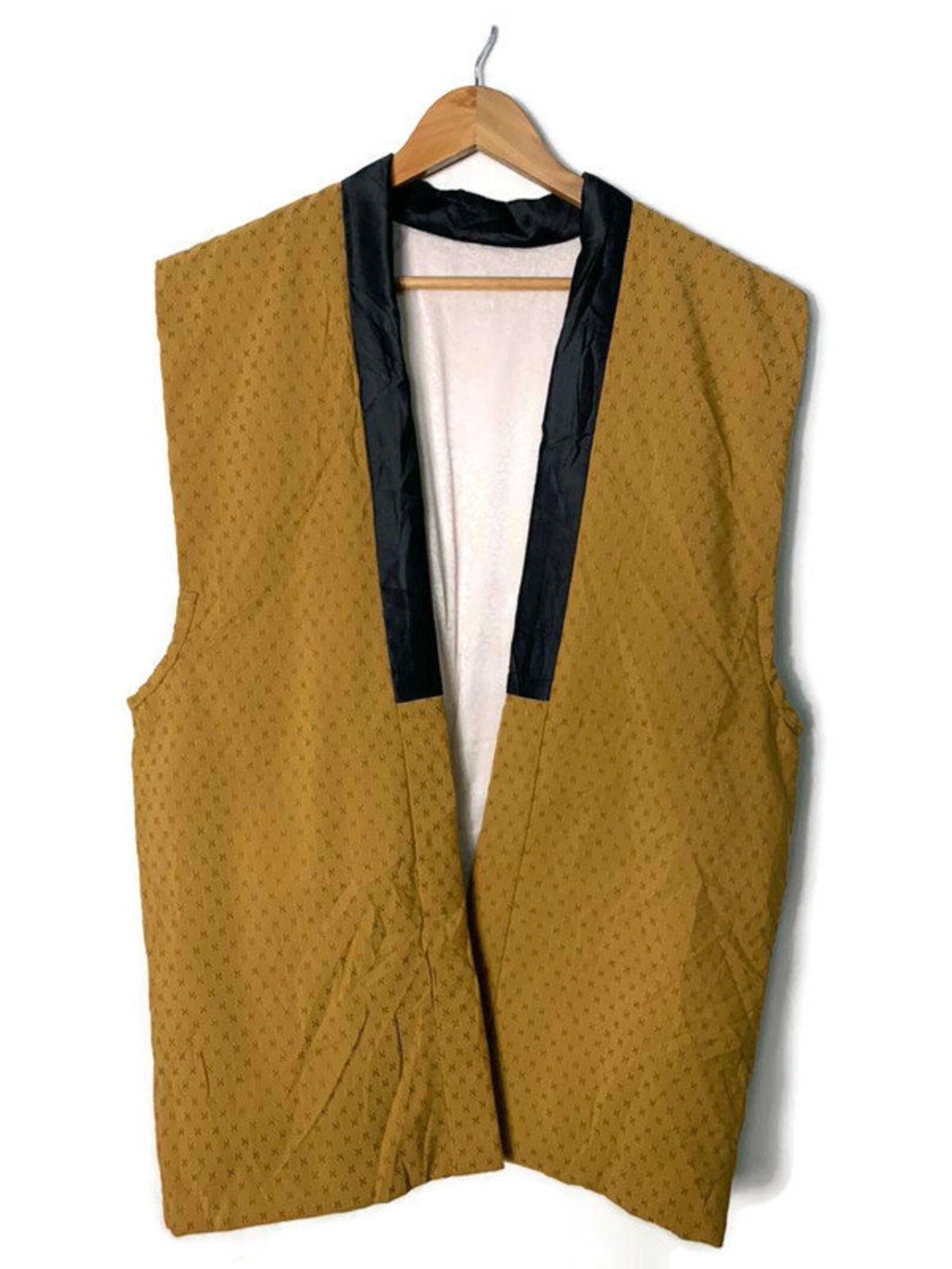 Japanese Padded Vest Kimono Kurume Japan Streetwear Fashion Etsy