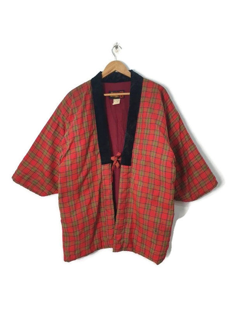 Japanese Hanten Padded Kimono Warm Wear Jacket Japan Traditional Clothing PG10