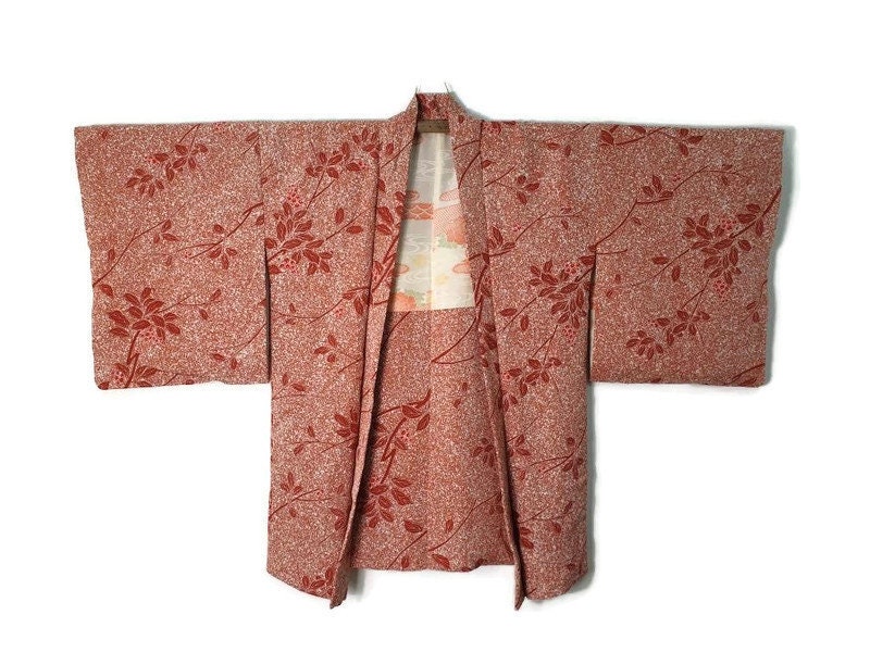 Japanese Haori Kimono Sakura Motif Pkp 
