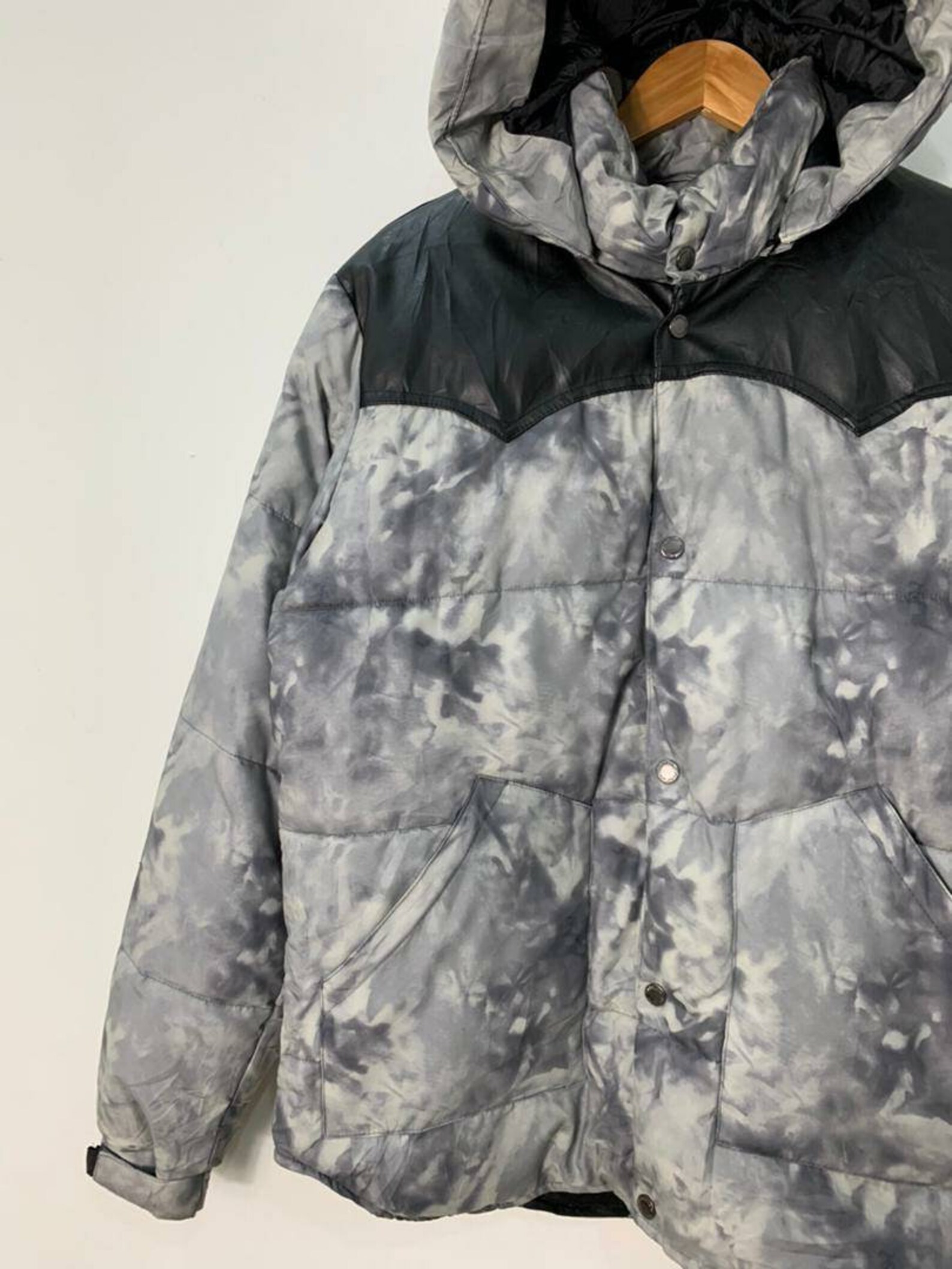 Japanese Brand Fieldcore Puffer Smoke Design Puffer Jacket - Etsy UK