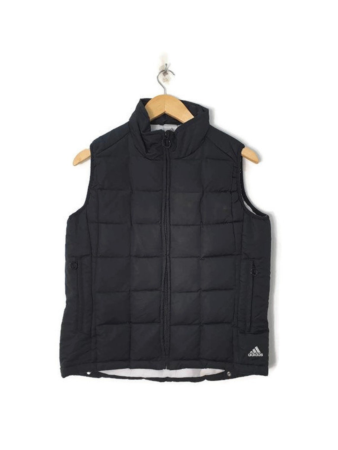 Adidas Puffer Down Vest Padded Warm Wear Adidas Equipment JF3 - Etsy