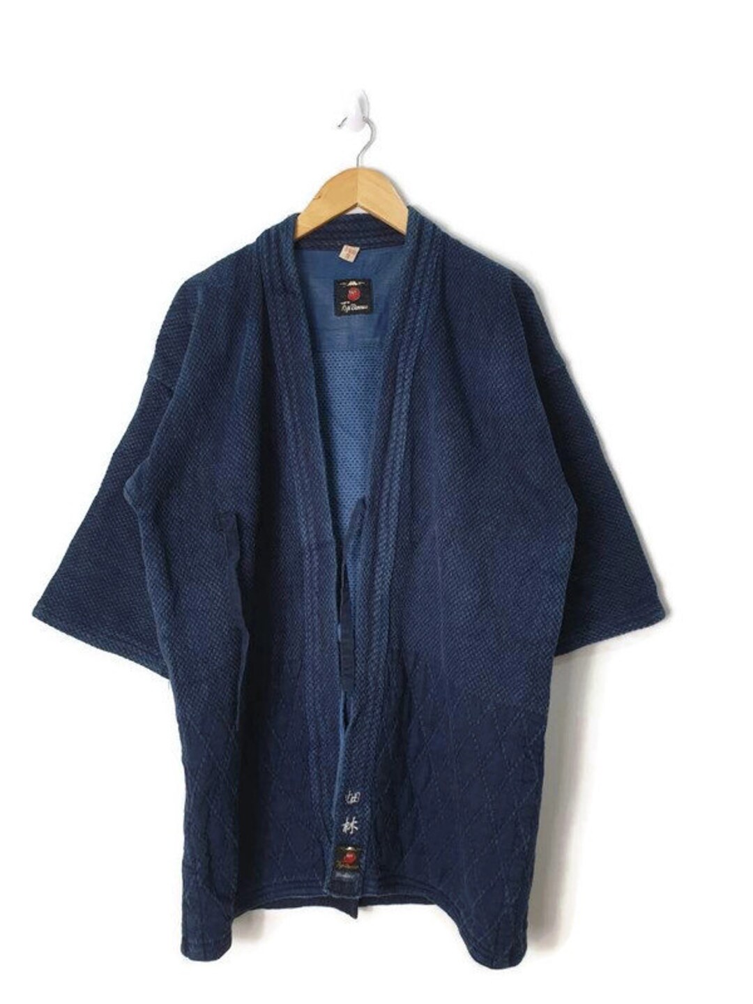 Japanese Kendo Gi Indigo Noragi Jacket Sashiko Boro Kapital - Etsy