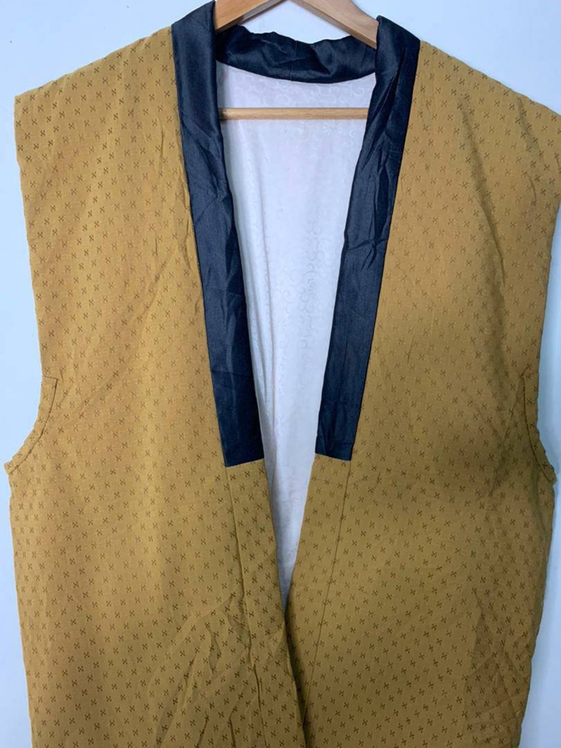 Japanese Padded Vest Kimono Kurume Japan Streetwear Fashion | Etsy