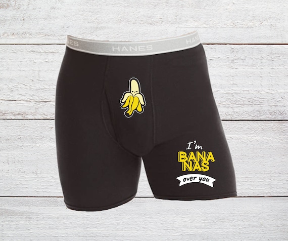 I'm Bananas Over You Boxer Briefs for Men Mens Briefs Funny Boxers -   Canada