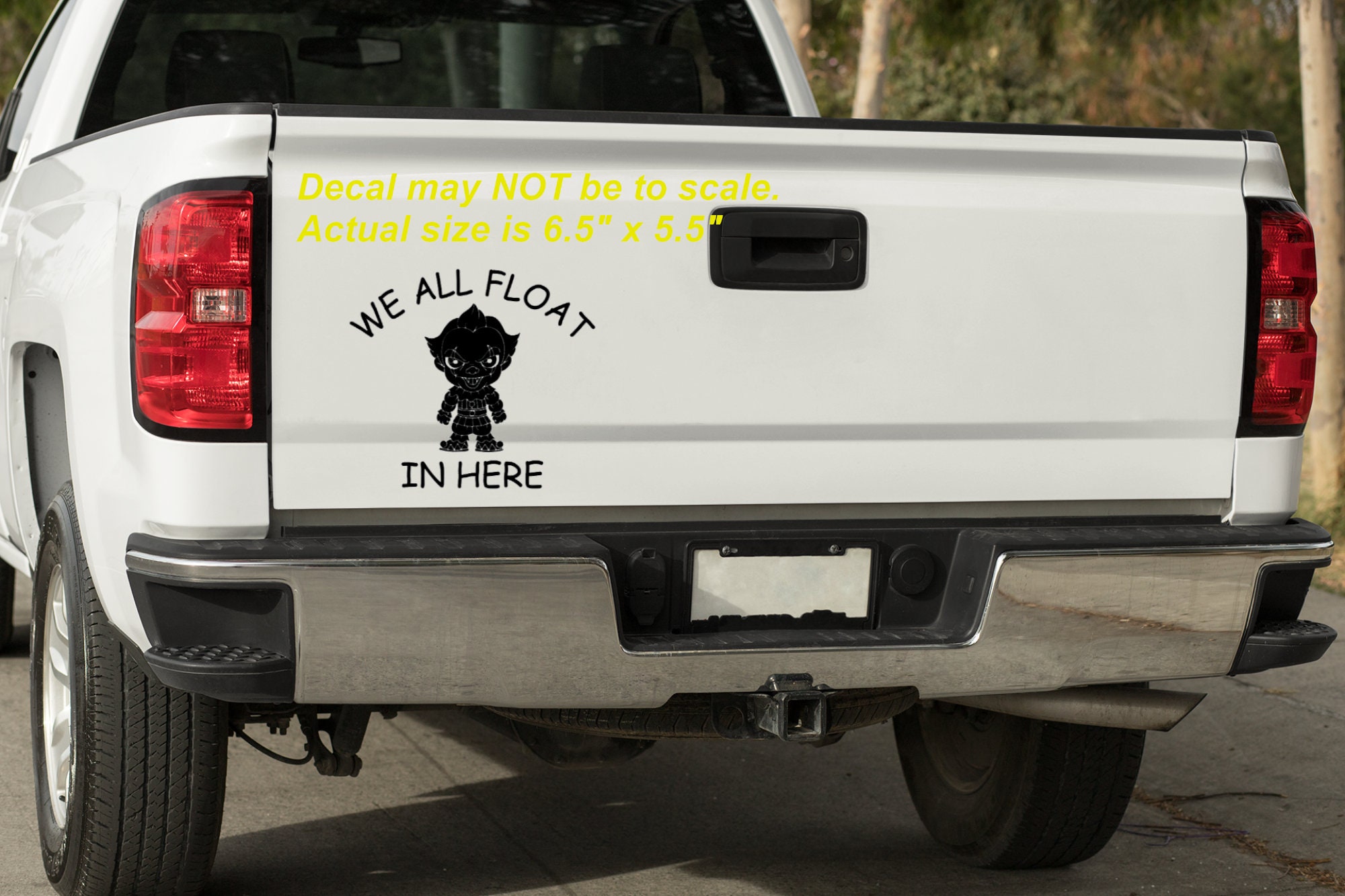 Horror Movie Decals Car Decal Sticker Window Decal Horror Etsy