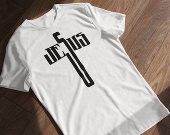 Jesus Cross Christian Shirt, Faith Tshirt, Cross, Faith Cross, Religious Tshirt, Church,  Faith