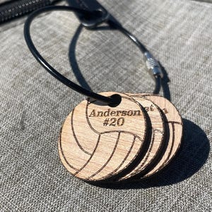 Volleyball Keychain, Volley Ball, Senior Night, Play Volleyball Gifts, Custom Keychain