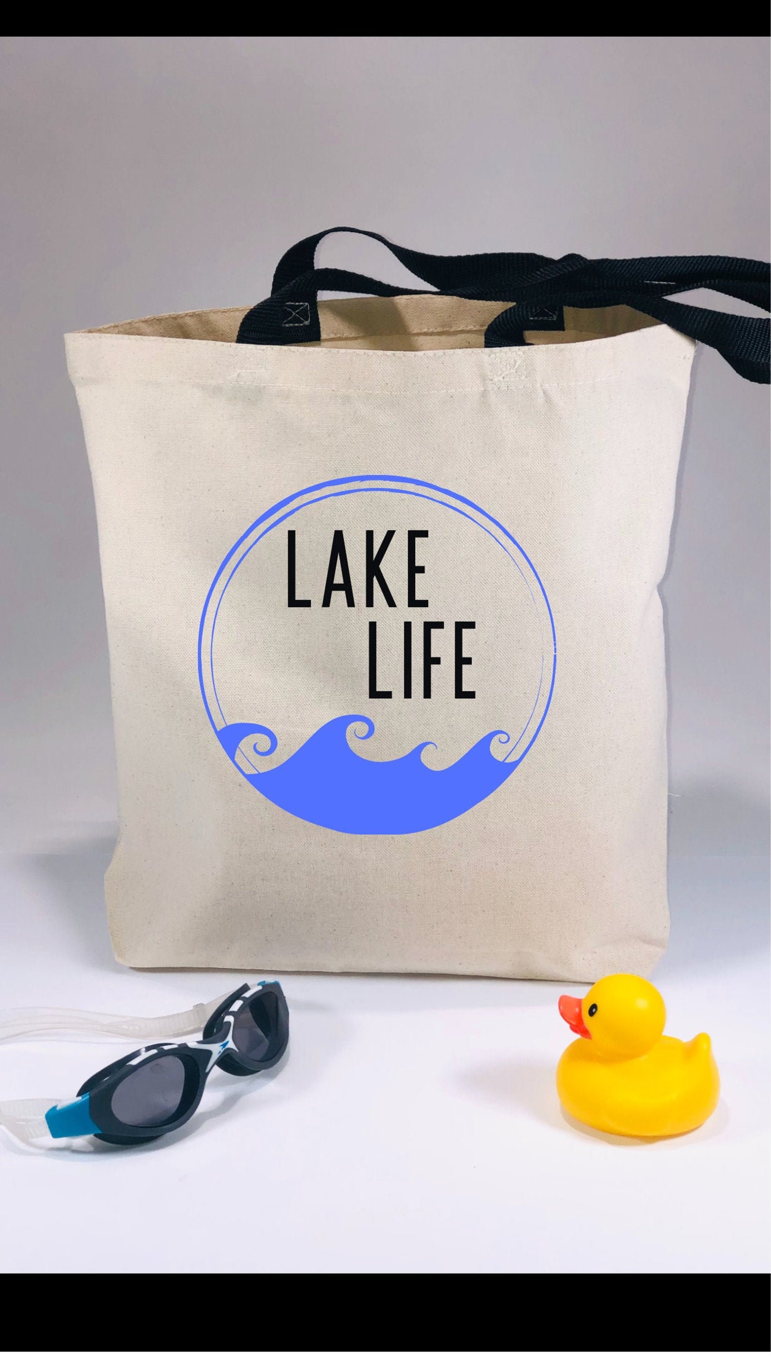 Lake life tote bag summer tote bag beach day bag pool day Etsy