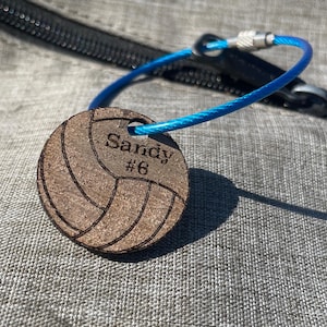 Volleyball Keychain | Custom Volleyball Gifts for Senior Night | Unique Play Volleyball Accessories & Keepsakes