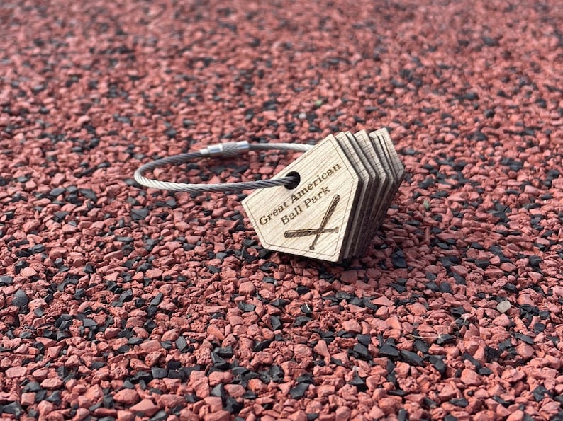 All 30 MLB Home Plate Baseball Parks Keychain Etsy