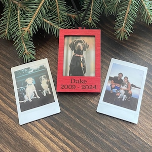Mini Polaroid Wooden Photo Frame Ornament & Fujifilm Instax Mini Engraved Frames - Perfect Gift for Memories