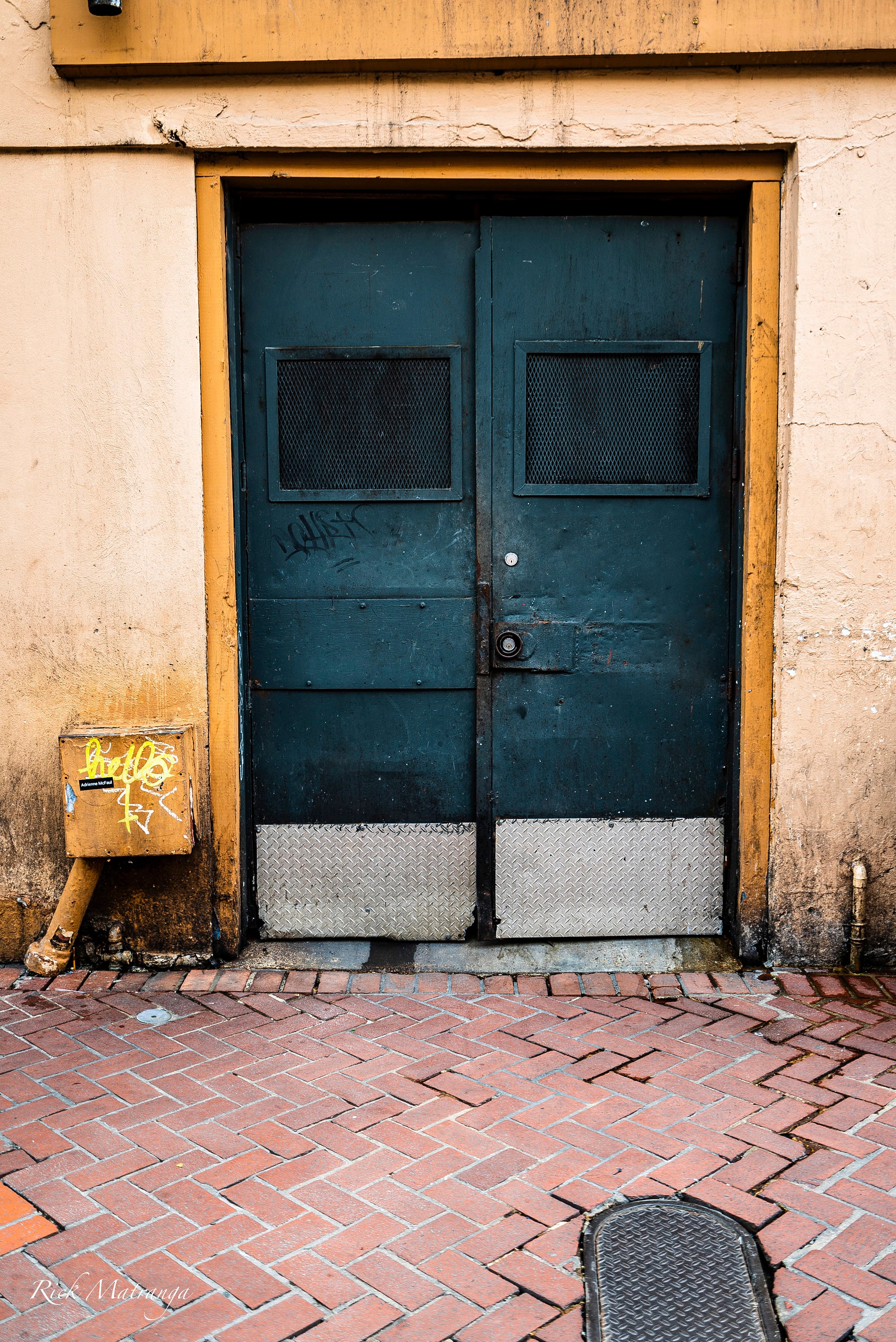 Old beat up door in New Orleans Etsy