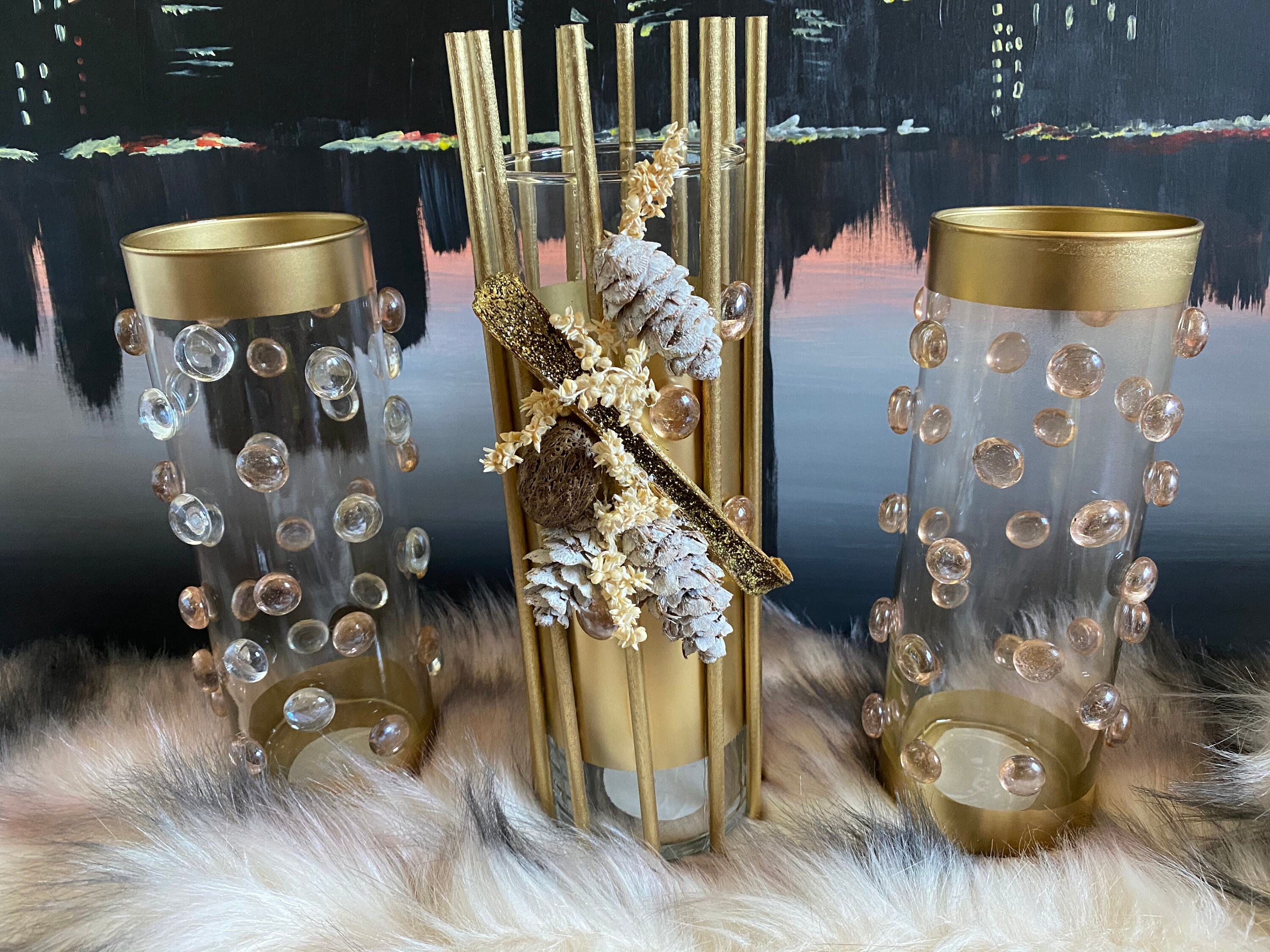 Vase/candle Holders Etsy