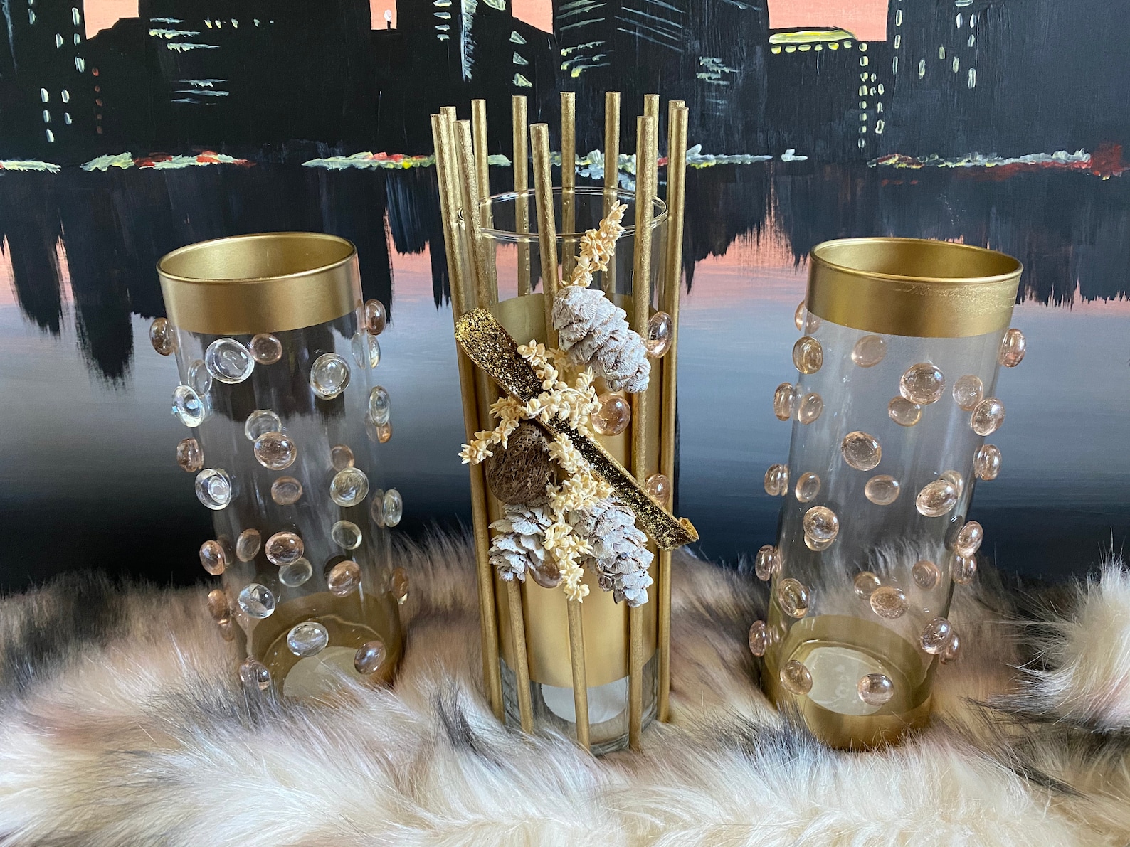 Vase/candle Holders Etsy