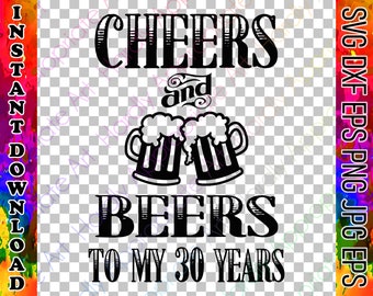 Download Cheers And Beers Svg Etsy