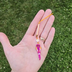 Seed Bead Charm Keychains