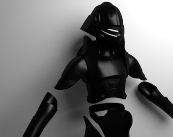 Inspired by the SW extended universe  inquisitors, here is the Eight brother! Armor and Helmet, minus the saber.