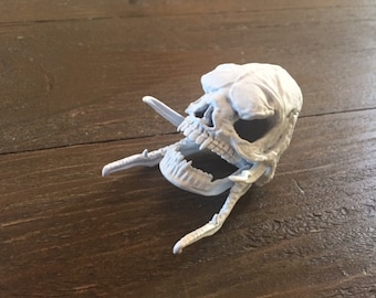 Inspired by a skull in the AvP trophy room. I call this one "Pincher mouth"