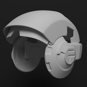 Inspired by SW TLJ - the bomber pilot helmet