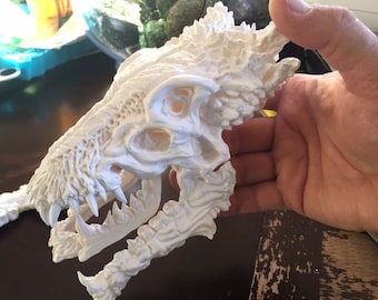 Predator 2 trophy room inspired "T-rex" skull