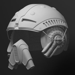 Inspired by SW TLJ - the Bombardier helmet