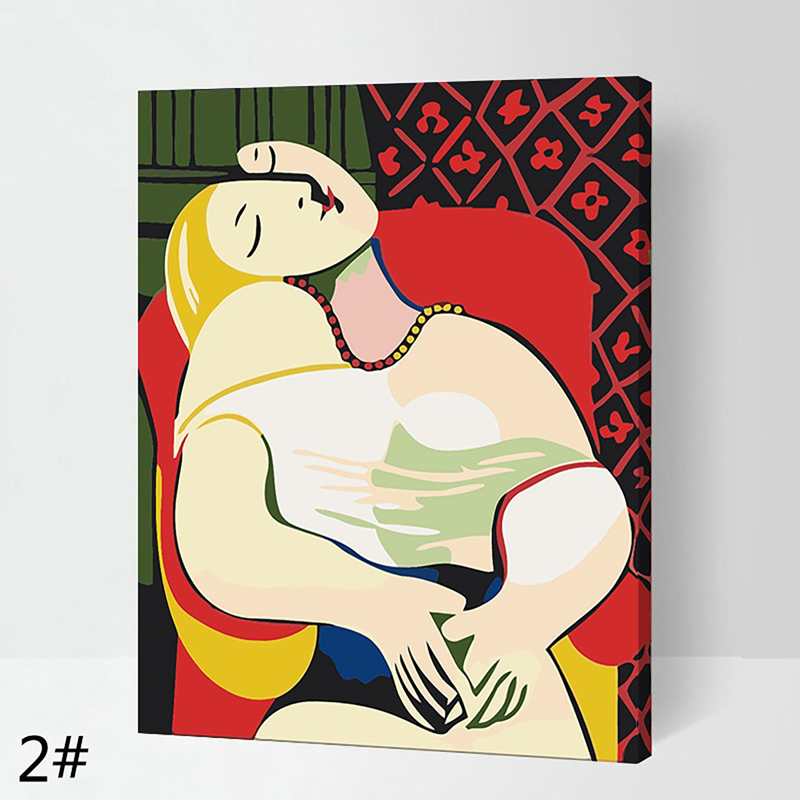 Oil painting Paint by Number Kit Chinese ink painting Paint Etsy