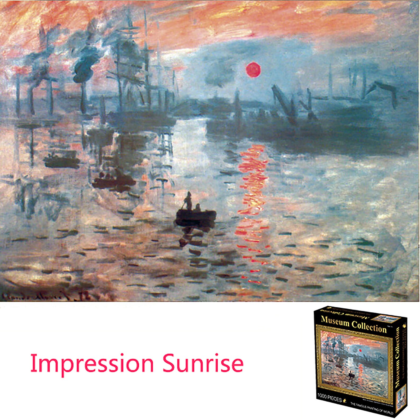 1000 Pcs Famous Paintings Puzzles Adult Puzzle Jigsaw Etsy