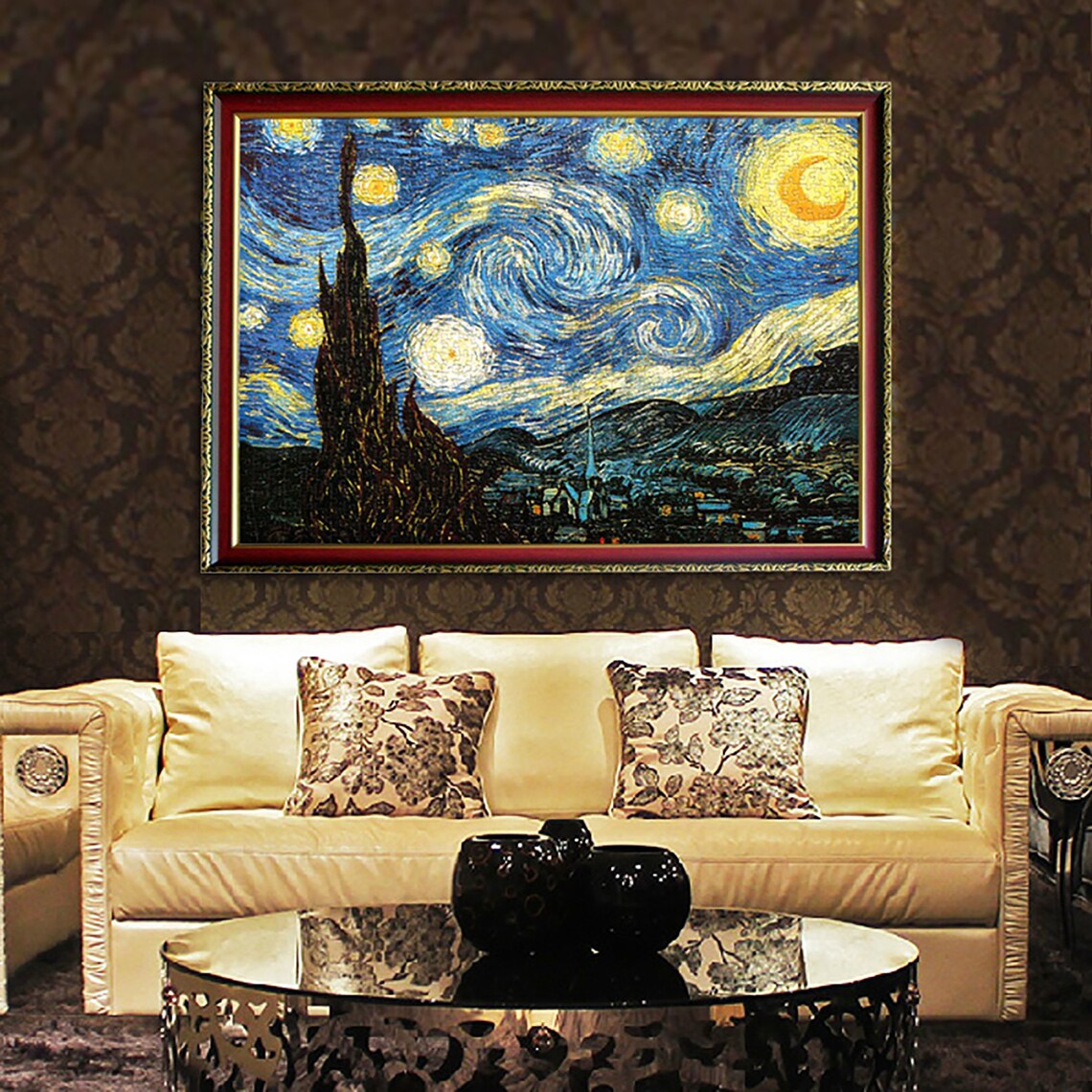 1000 Pcs Famous Paintings Puzzles Adult Puzzle Jigsaw Etsy