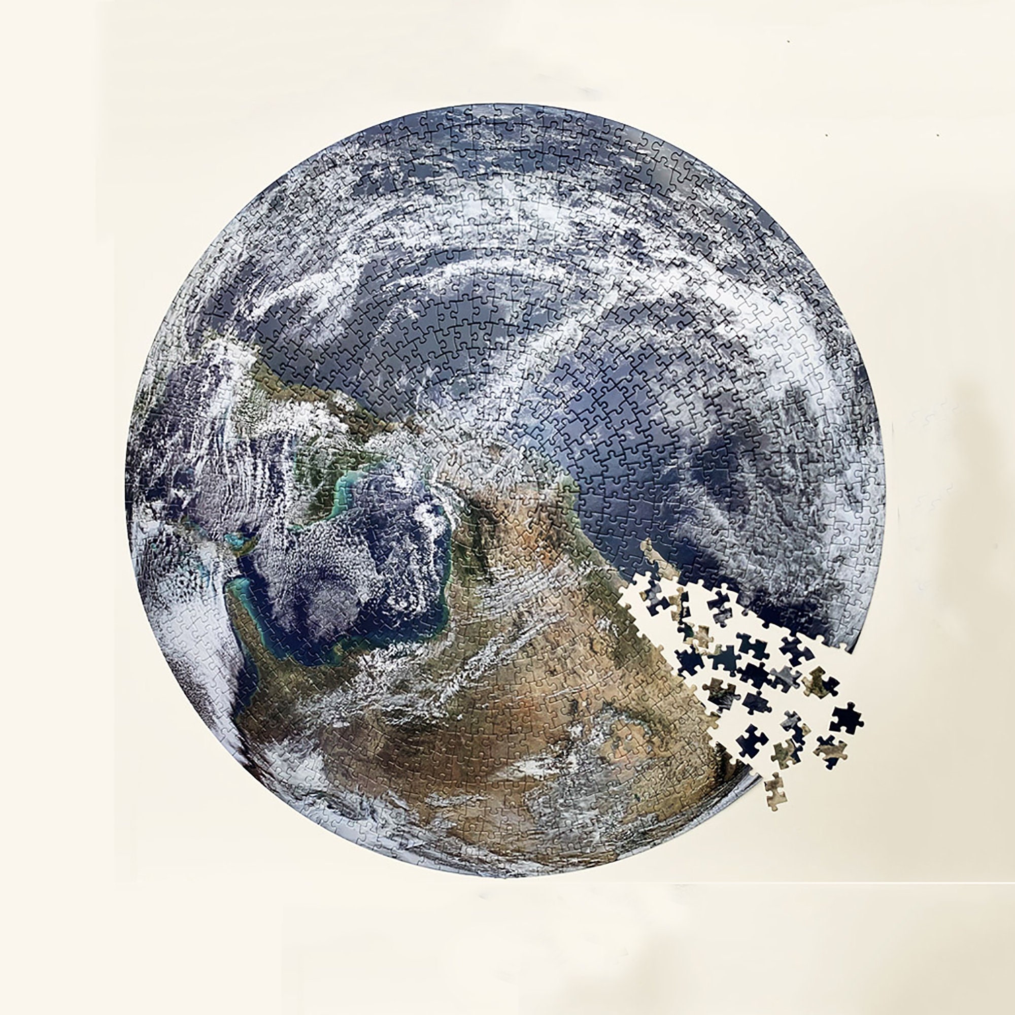 1000 Piece Round Puzzles Moon/ Earth/ Rainbow Puzzles Jigsaw Etsy