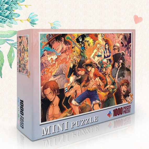 1000 Piece One Piece Puzzles Monkey D Luffy Puzzles Adult Etsy