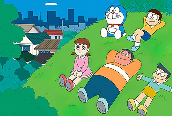 300 500 1000 Piece Doraemon Wooden Puzzles Doraemon And Etsy