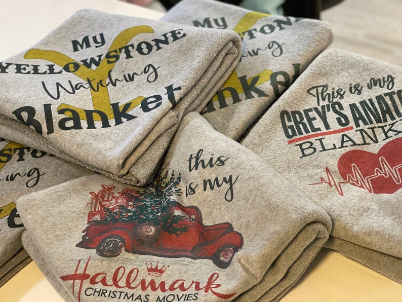 My yellowstone watching blanket Yellowstonecowboy Etsy