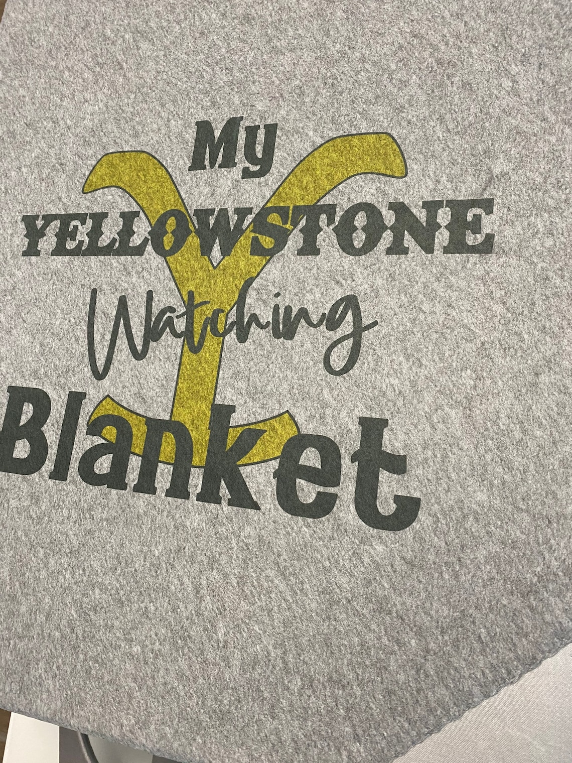 My yellowstone watching blanket Yellowstonecowboy Etsy