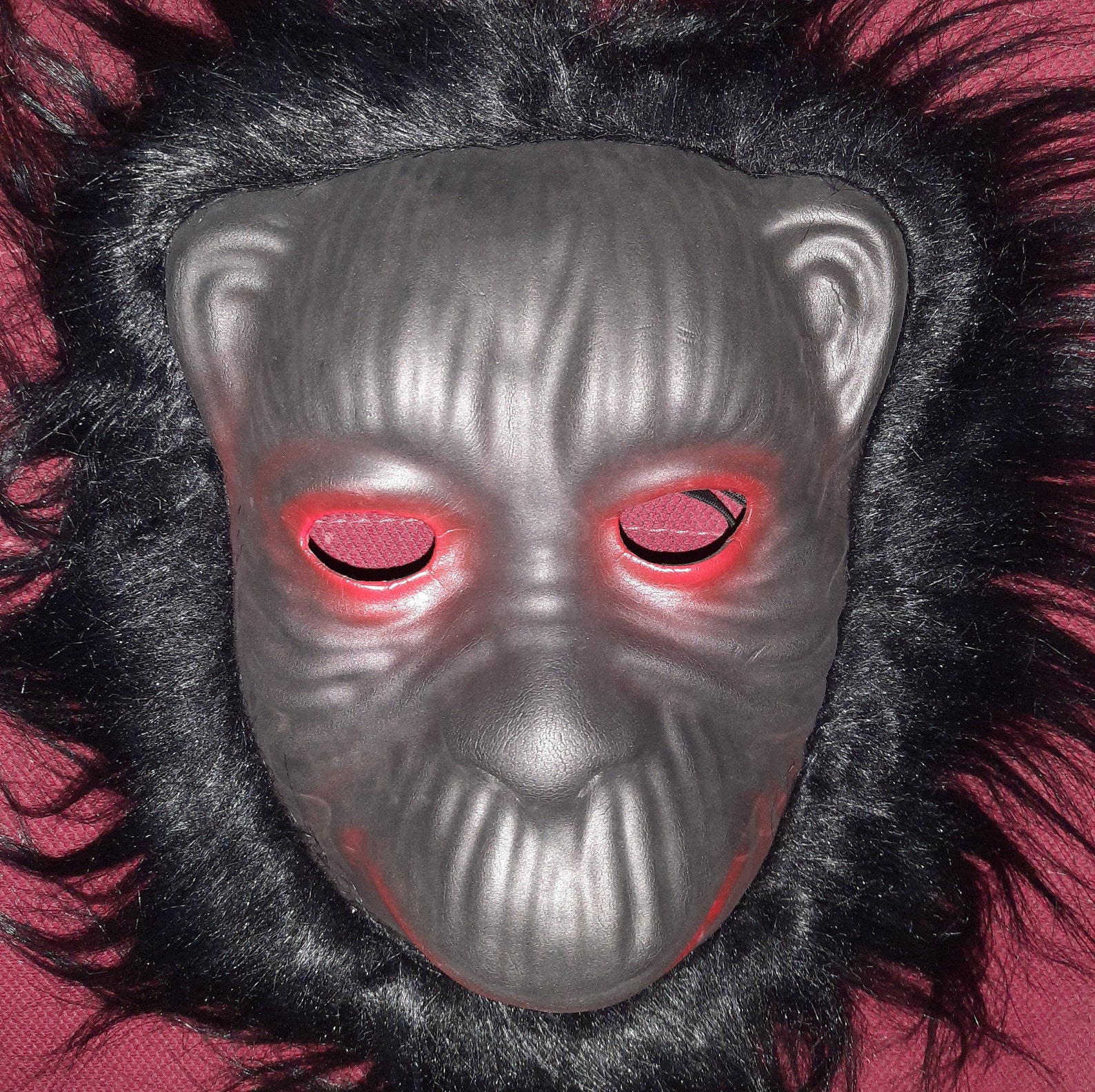 Gorilla Monkey Half Head Latex Mask Halloween Adults Fancy Scary Ghost Animal Face Mask Etsy