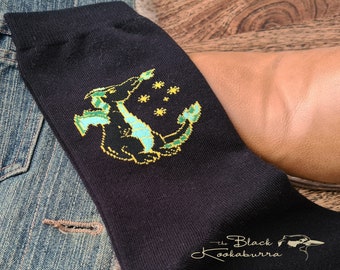 DRAGON SOCKS - GREEN