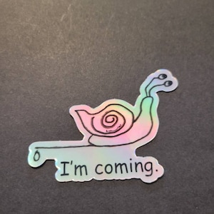 Vinyl Sticker | Rainbow Snail Trail