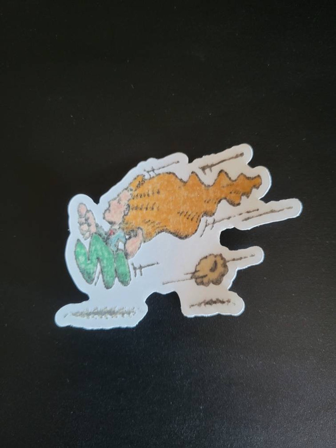 Vinyl Sticker | the Running Man - Etsy