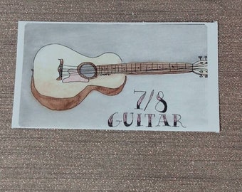Sticker- 7/8 Guitar