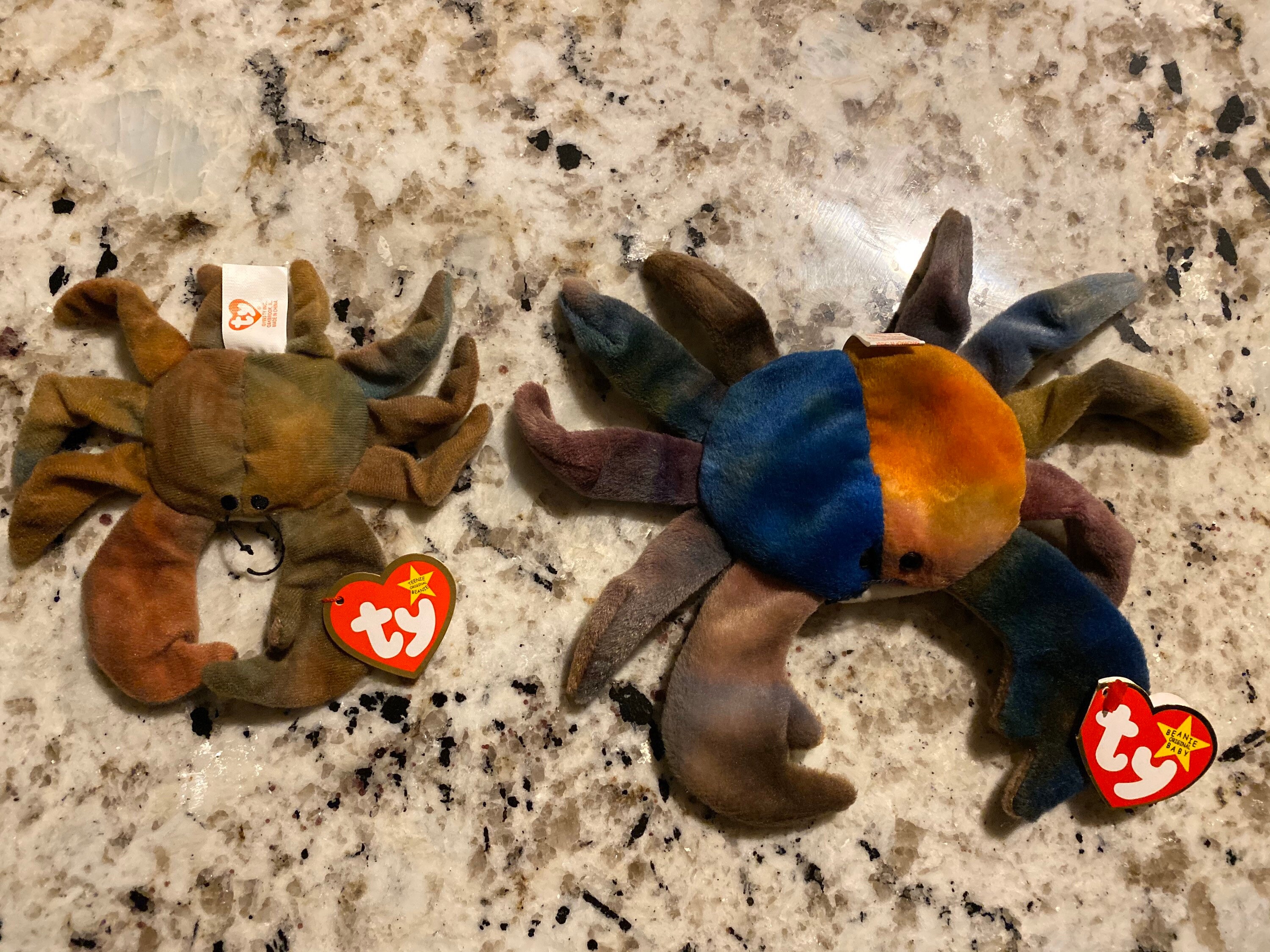 Claude the Crab and Mini Claude the Crab Extremely Rare Beanie Etsy