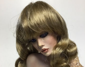 Vintage Kemper Black Doll Wig Jamaica Modacrylic Synthetic Mohairsize 7 8 size 6 7 or 10 11 kemper Originals doll Making Wig Etsy UK