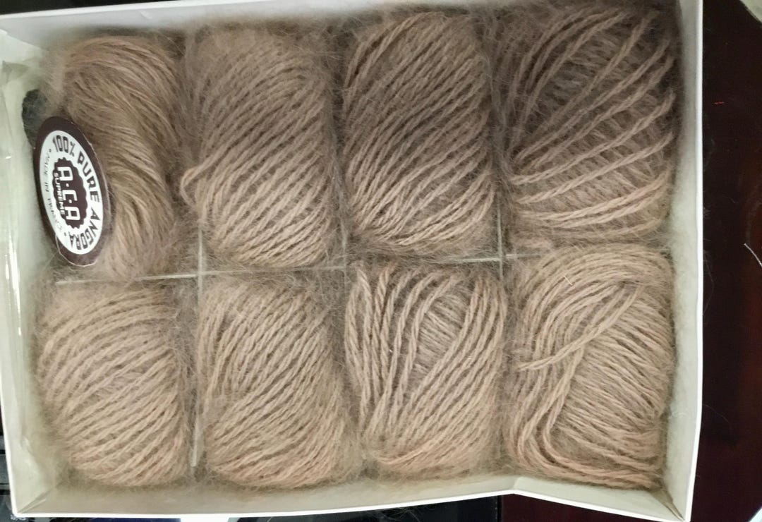 Pure Angora Rabbit Hair Yarn, 8 Balls (10g Each) – French Crafting ...