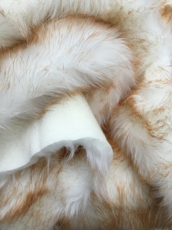 Vintage faux white fur fabric high quality long fur-white shaggy fake fur  pillows-Photo prop fur-costume fabric craft project fur-Animal