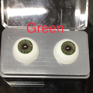 16mm Glastic Realistic doll eyes Acrylic doll making eyes-Realistic Human looking doll eyes-Inexpensive but great quality-Doll craft