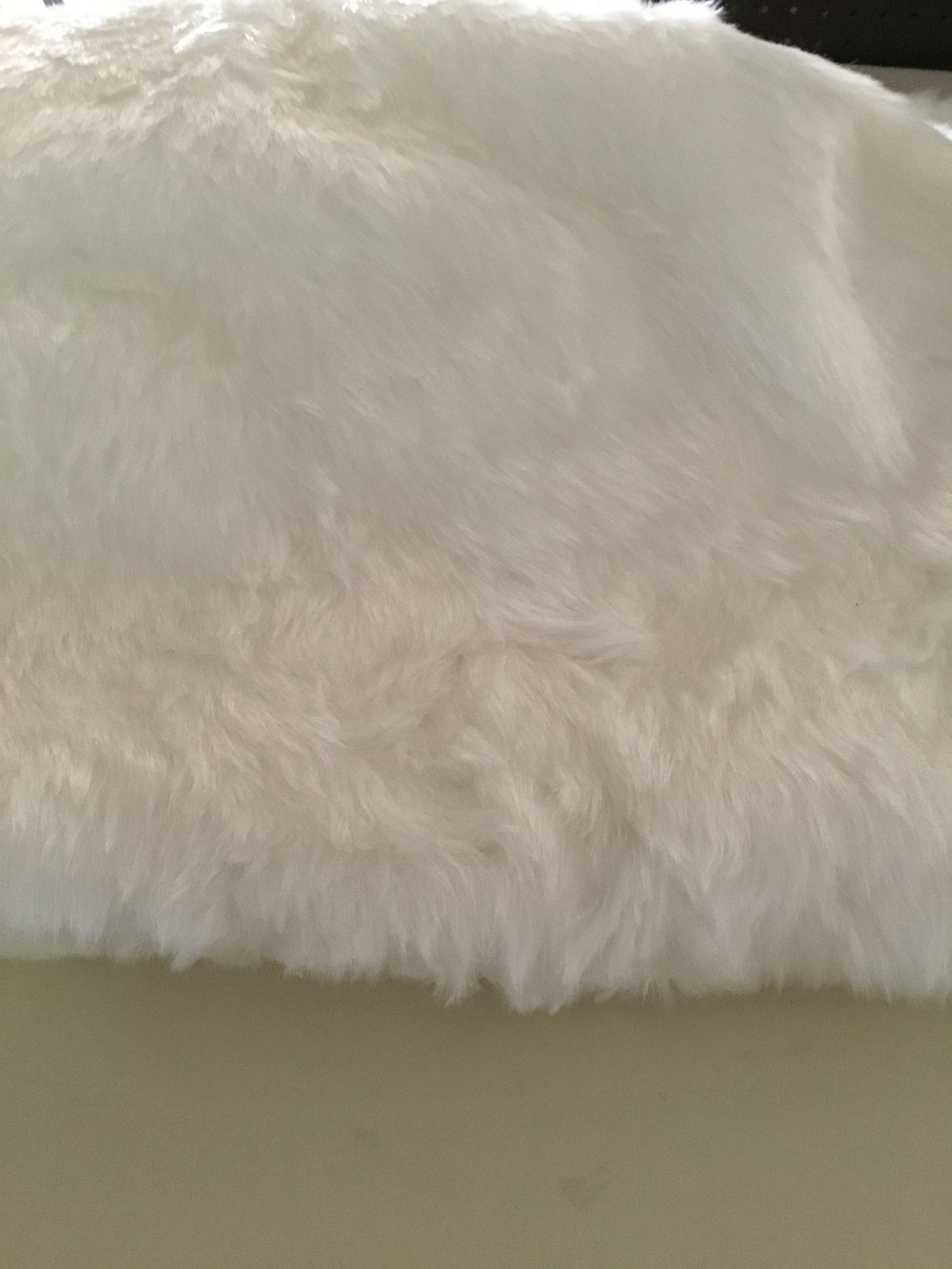 Vintage Faux White Fur Fabric High Quality Long Furwhite Etsy