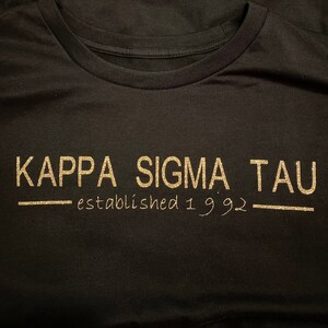 Custom Sorority/ Fraternity est. shirt