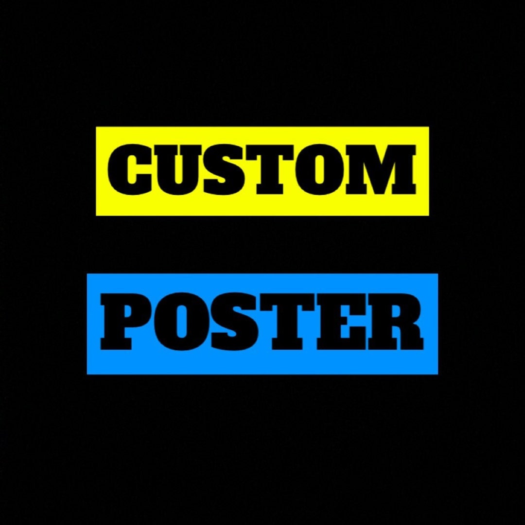 Custom Posterman CUSTOM Poster - Etsy