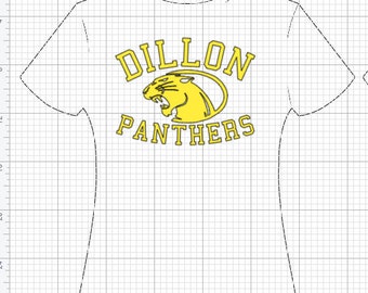 Mascote das Panteras Dillon. Luzes de Sexta à Noite