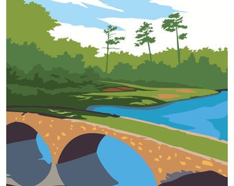 Augusta National Art Etsy